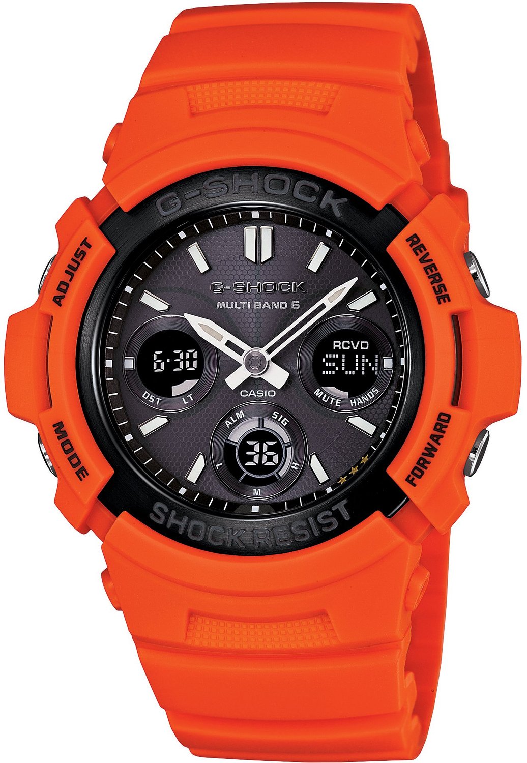 นาฬิกา Casio G-Shock Limited model Rescue Orange series รุ่น AWG-M100MR-4AER สีส้มนักดับเพลิง (Europe) ไม่วางขายในไทย
