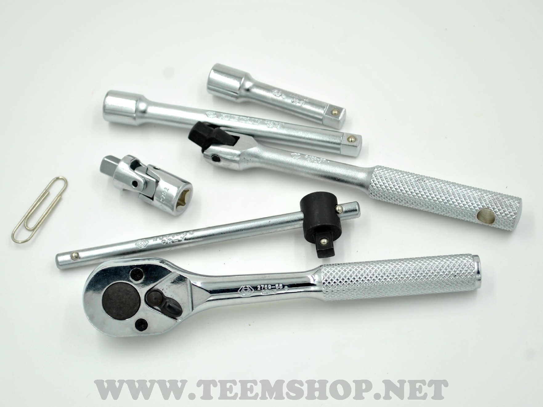 KINGTONY บล็อกชุด 1/4" 18ตัวชุด NO.2519SR (ระบบนิ้ว) Made in Taiwan