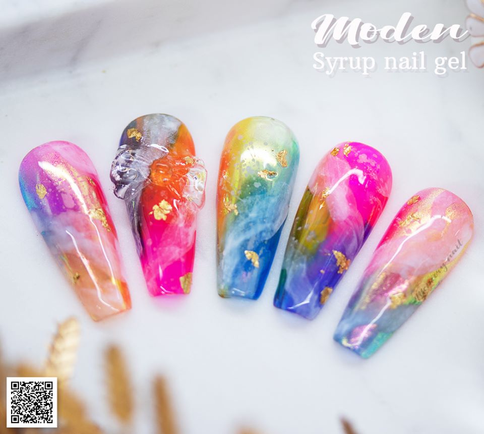 สีเจลทาเล็บ สีเจลไซรัป