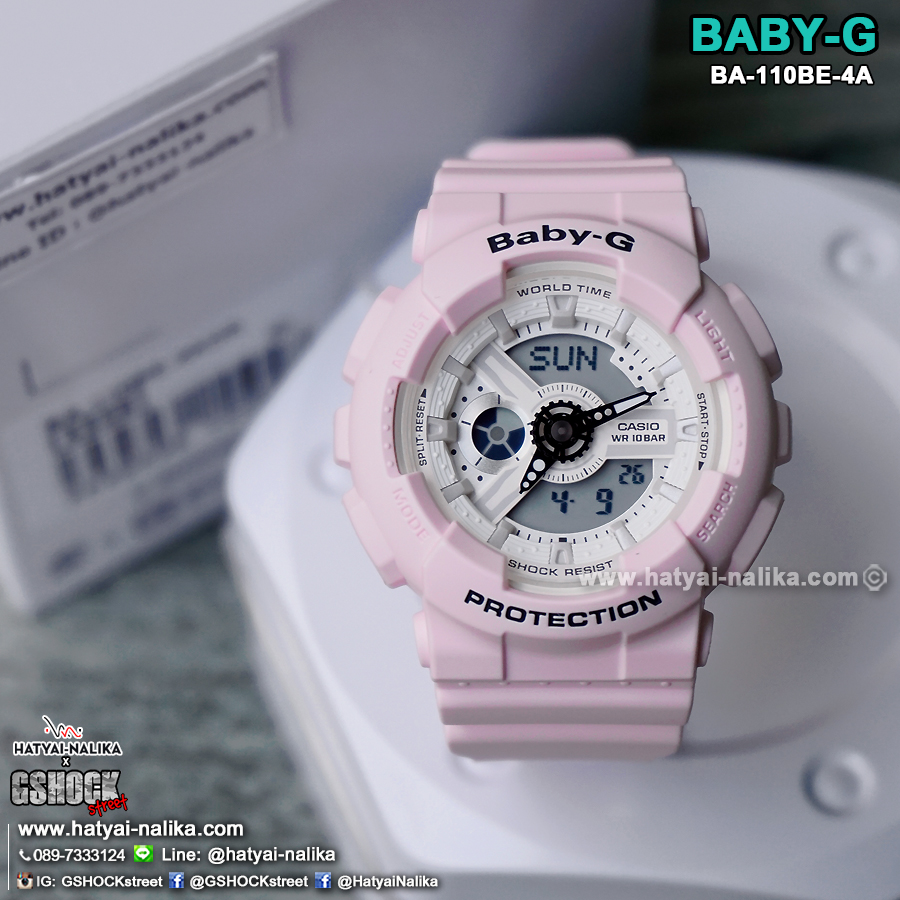 นาฬิกา Casio Baby-G Beach Pastel Color series รุ่น BA-110BE-4A ของแท้ รับประกัน1ปี