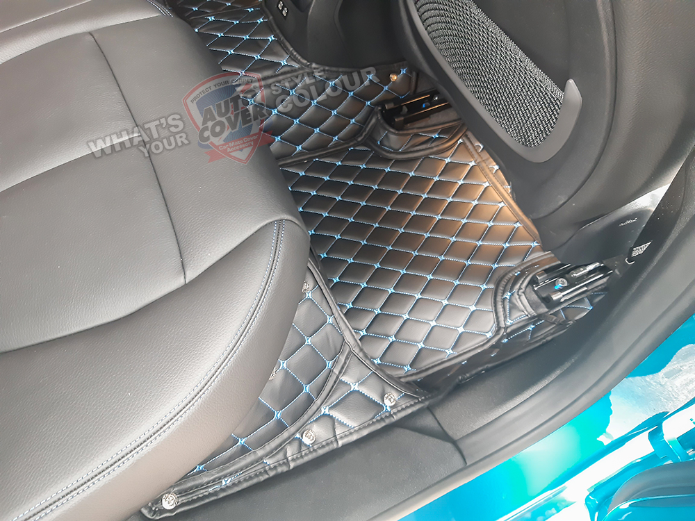 พรมปูพื้นรถยนต์ 6D รถ BMW Serie 2 รหัสตัวถัง F44 ปี 2021-2028 ชุดภายในห้องโดยสาร จำนวน 3 ชิ้น
