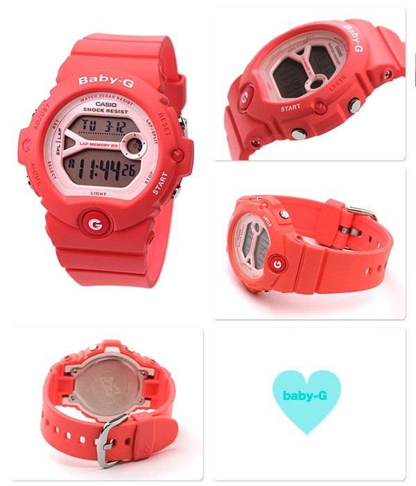 นาฬิกา คาสิโอ Casio Baby-G 200-meter water resistance รุ่น BG-6903-4 สีโอรส