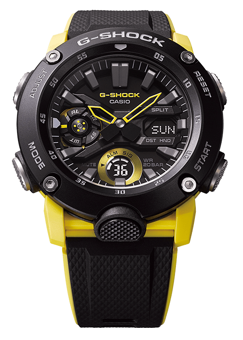 นาฬิกา Casio G-Shock ANALOG-DIGITAL GA-2000 series รุ่น GA-2000-1A9 ของแท้ รับประกัน1ปี