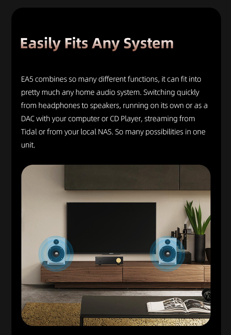 ขาย Shanling EA5 DAP+DAC+AMP ครบจบในตัว รองรับ MQA, Dual Hi-Res