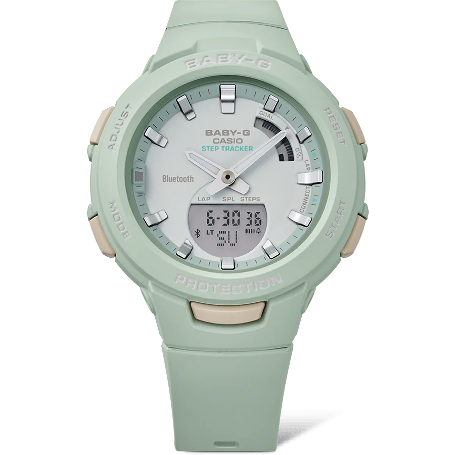 นาฬิกา Casio Baby-G G-SQUAD BSA-B100CS series รุ่น BSA-B100CS-3A ของแท้ รับประกัน1ปี