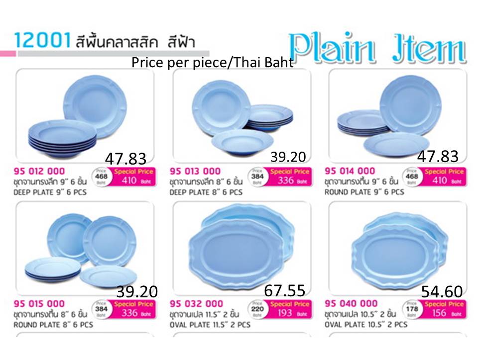 Superware จานชาม สีพื้น สกรีนข้อความคลิ๊กที่รูป