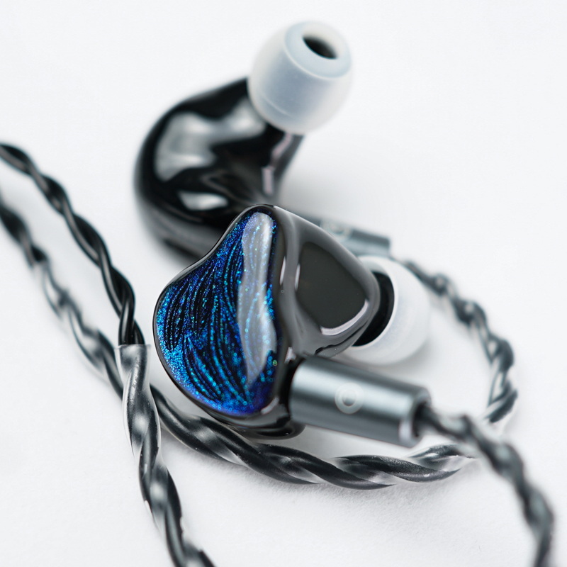 BGVP Feather หูฟัง IEMs 5 ไดรเวอร์ 4BA+1DD สายชุบเงินถัก4 เปลี่ยนหัวแจ็คได้ ประกันศูนย์ไทย
