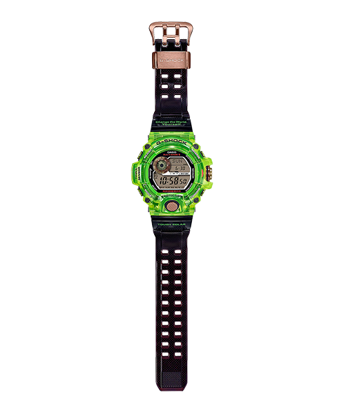นาฬิกา คาสิโอ Casio G-SHOCK Love The Sea and The Earth 2021 Limited รุ่น GW-9407KJ-3 "ฉลามเรืองแสงสีเขียว" ของแท้ รับประกัน1ปี
