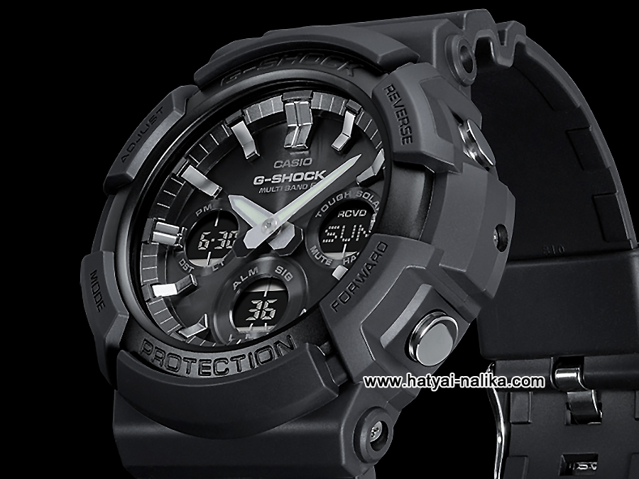 นาฬิกา Casio G-Shock Standard ANALOG-DIGITAL Tough Solar GAS-100 series รุ่น GAS-100B-1A (สีดำล้วน) ของแท้ รับประกัน1ปี