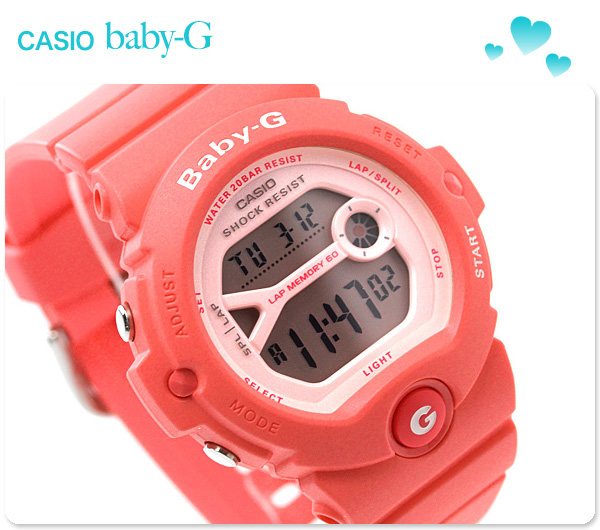 นาฬิกา คาสิโอ Casio Baby-G 200-meter water resistance รุ่น BG-6903-4 สีโอรส