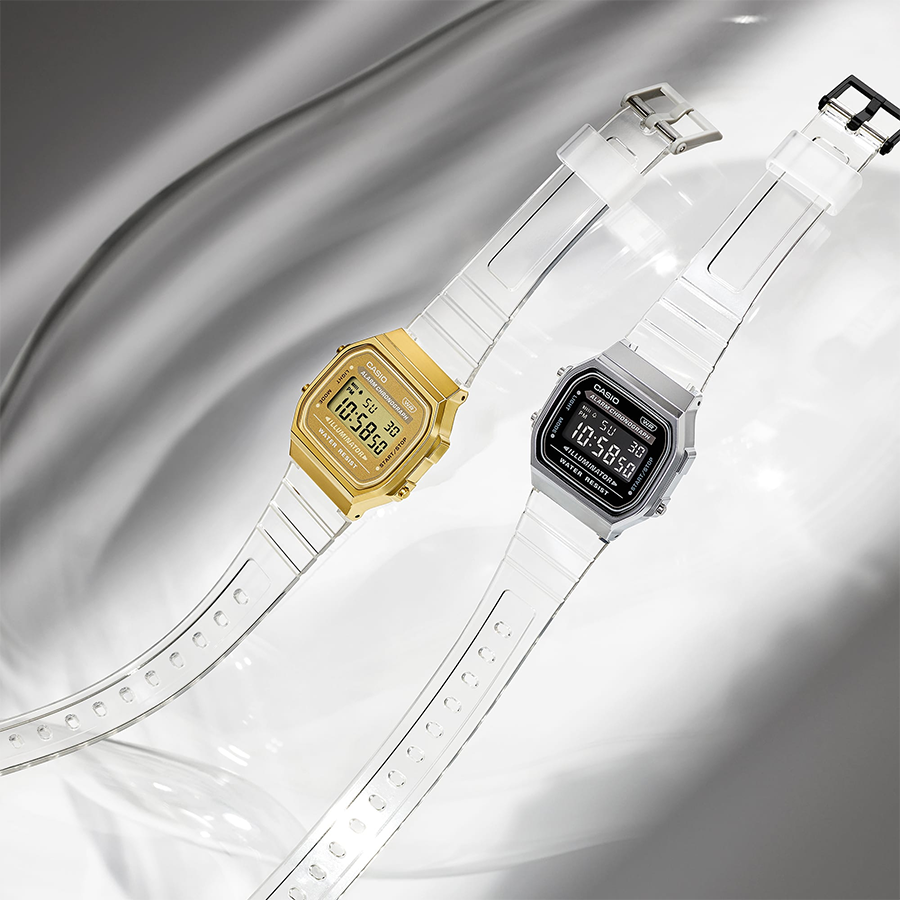 นาฬิกา คาสิโอ Casio STANDARD DIGITAL Vintage รุ่น A168XES-1B ของแท้ รับประกัน1ปี