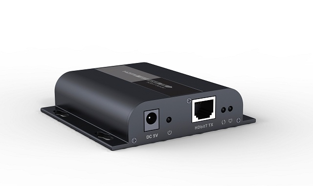 LKV383 HDbitT HDMI over IP CAT6 Extender with IR up to 120m.