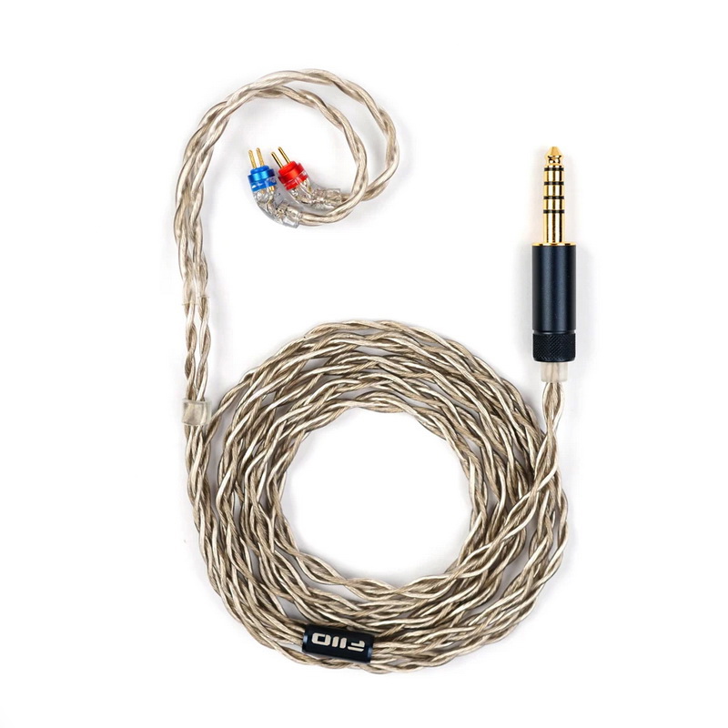 FiiO LS-4.4A สายอัพเกรดหูฟังทองแดงชุบเงิน โครงสร้าง Litz คุณภาพสูง
