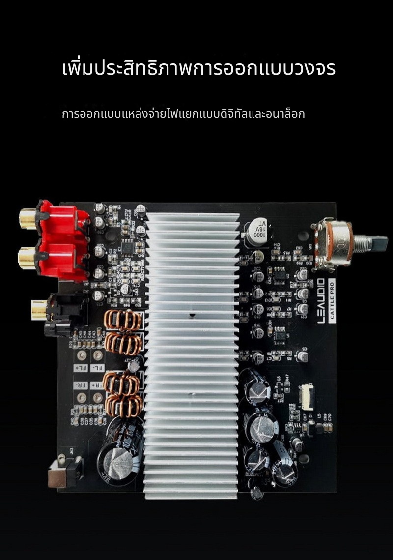 Leaudio cattlePro เพาเวอร์แอมป์คลาส D ประสิทธิภาพสูง คุณภาพเสียงขั้นสุด ประกันศูนย์ไทย