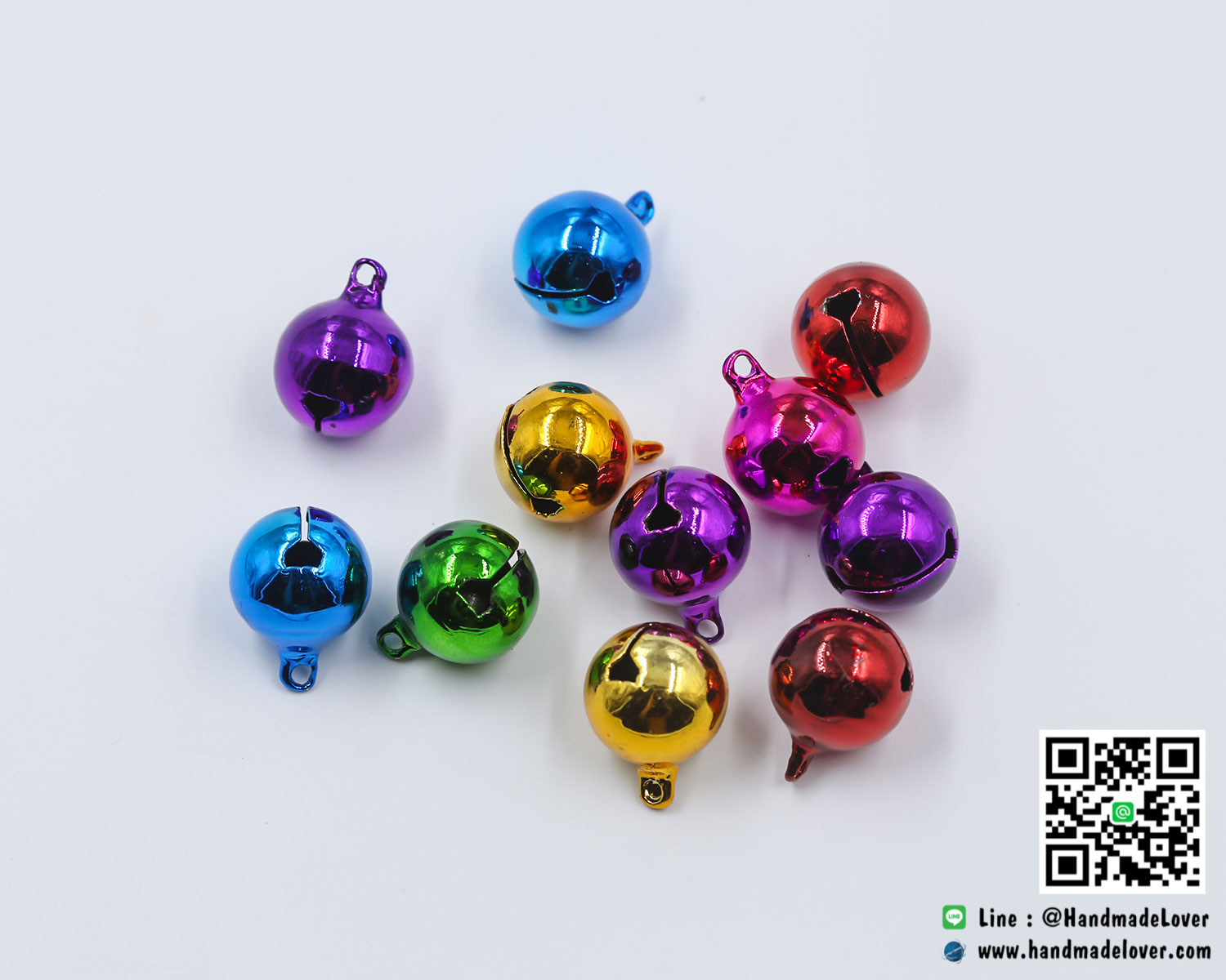 ลูกกระพรวนหลากสี ขนาด 16 มิล [งานเกาหลี]