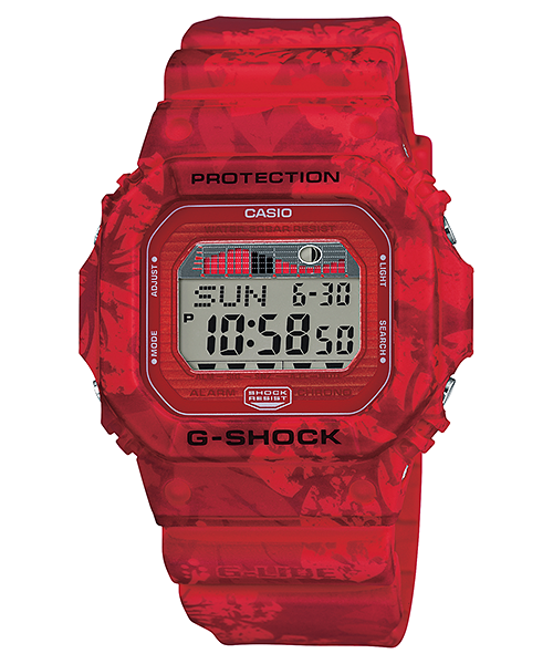 นาฬิกา Casio G-Shock Limited Vintage Flower Pattern series รุ่น GLX-5600F-4 "แดงฮาวาย" ของแท้ รับประกัน1ปี