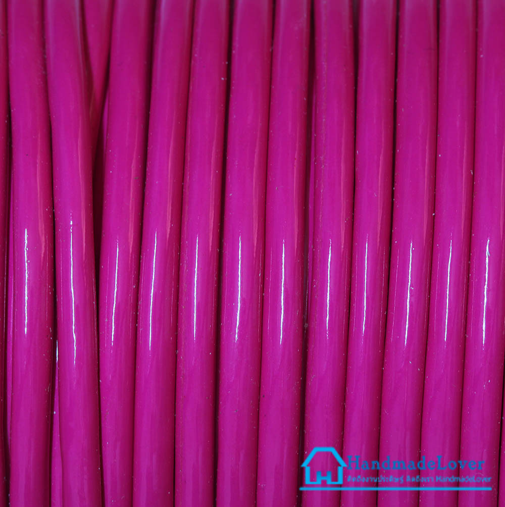 เชือกพีวีซี PVC สีชมพู ขนาด 5 mm.