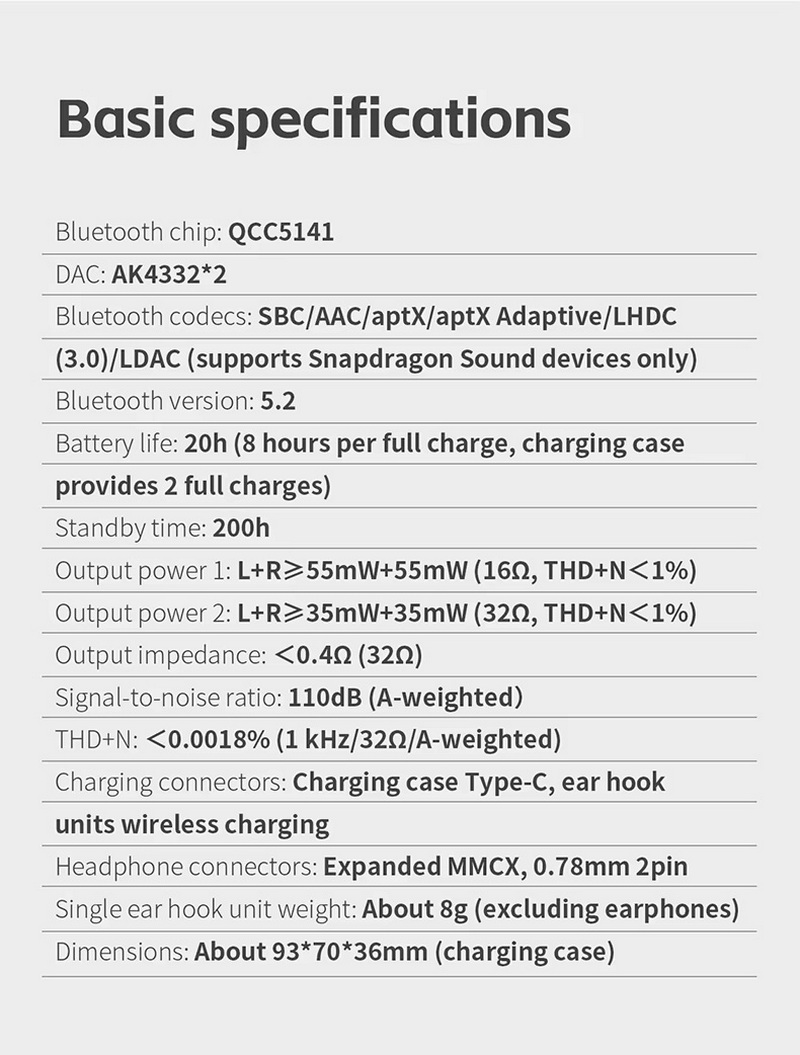FiiO UTWS5 2025 อะแดปเตอร์เปลี่ยนหูฟังให้รองรับ True Wireless ชิป Qualcomm QCC5141, AK4332 ประกันศูนย์ไทย