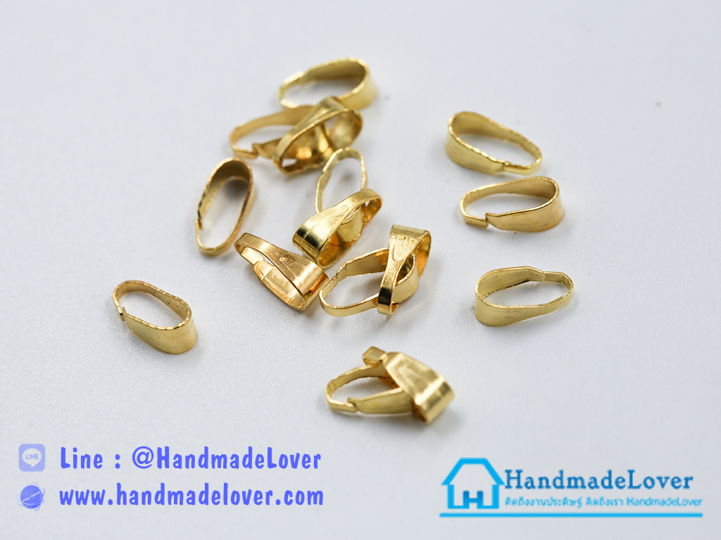 ห่วง สีทอง ขนาด 8*4 มม. [แพ็ค 20 ชิ้น]