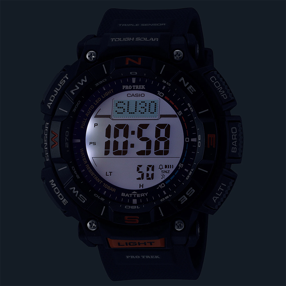 นาฬิกา คาสิโอ Casio PRO TREK PRG-340 Series รุ่น PRG-340-1 ของแท้ รับประกัน1ปี