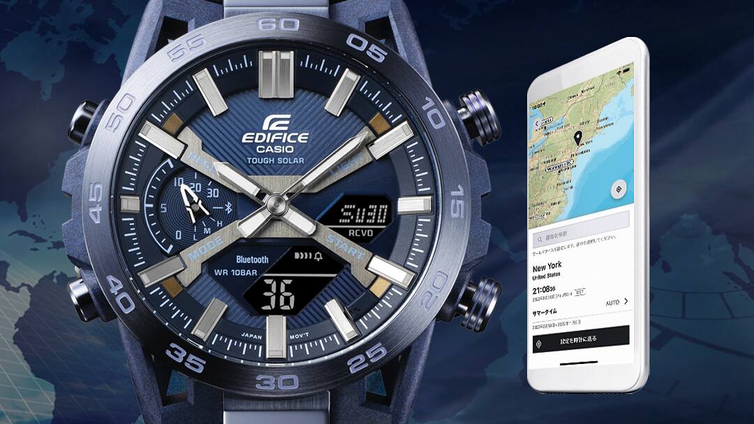 นาฬิกา Casio EDIFICE Bluetooth with Smartphone รุ่น ECB-2000CB-2A ของแท้ รับประกัน1ปี