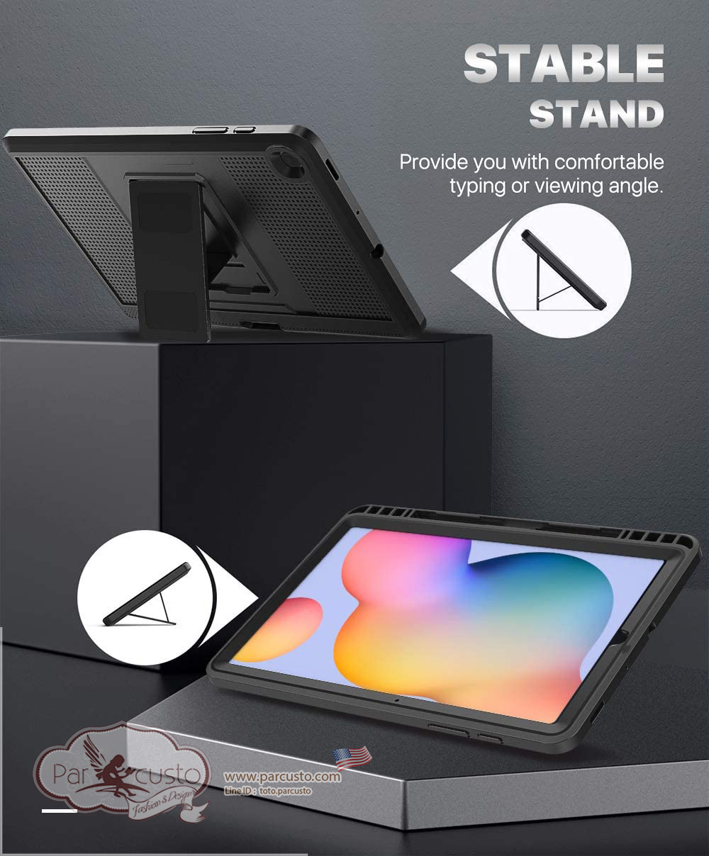 เคสกันกระแทก Samsung Galaxy Tab S6 Lite 10.4'' 2020 [Heavy Duty] จาก MoKo [Pre-order USA]