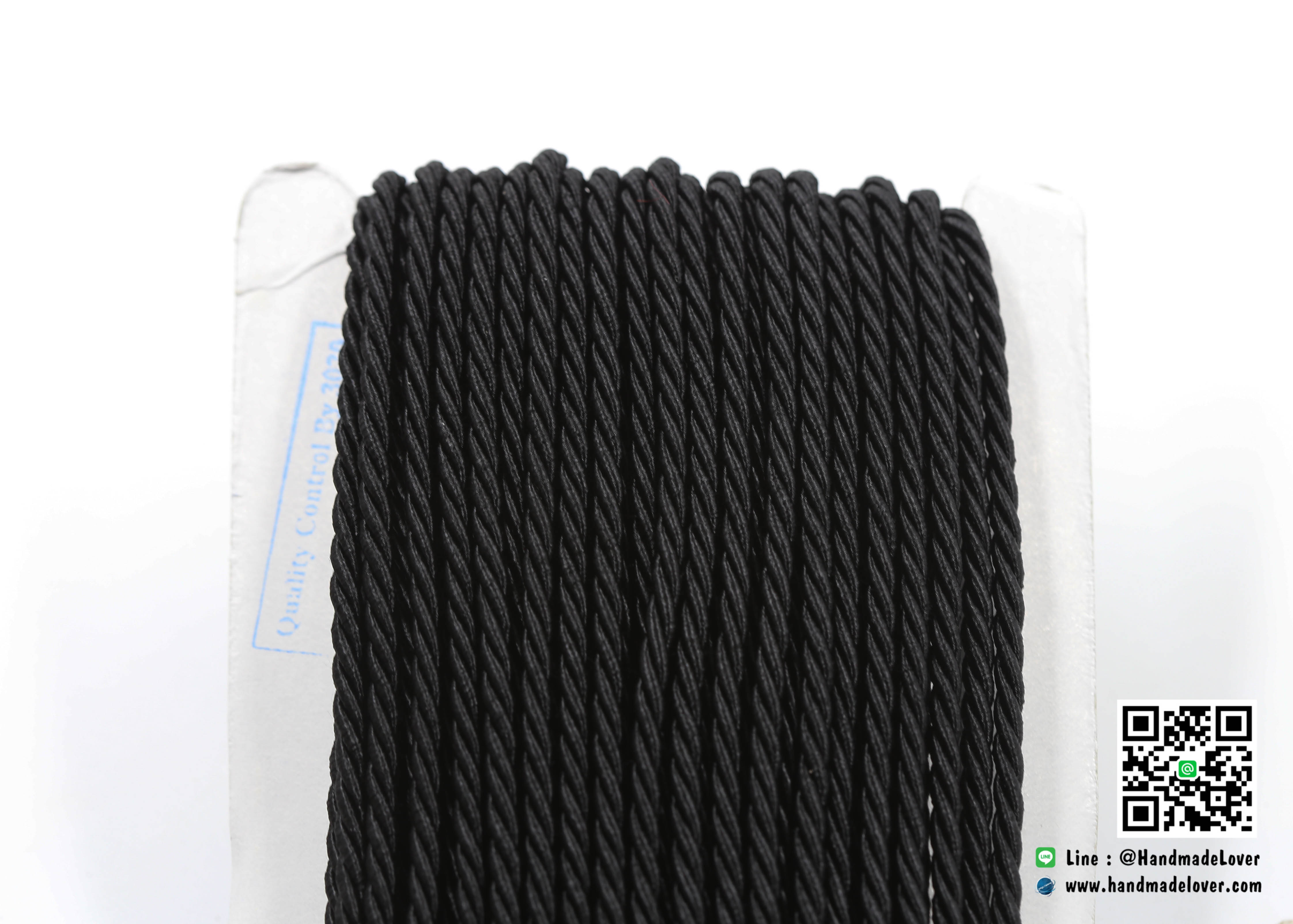 เชือกเกลียว สีดำ [26] ขนาด 3 mm. (SP26)