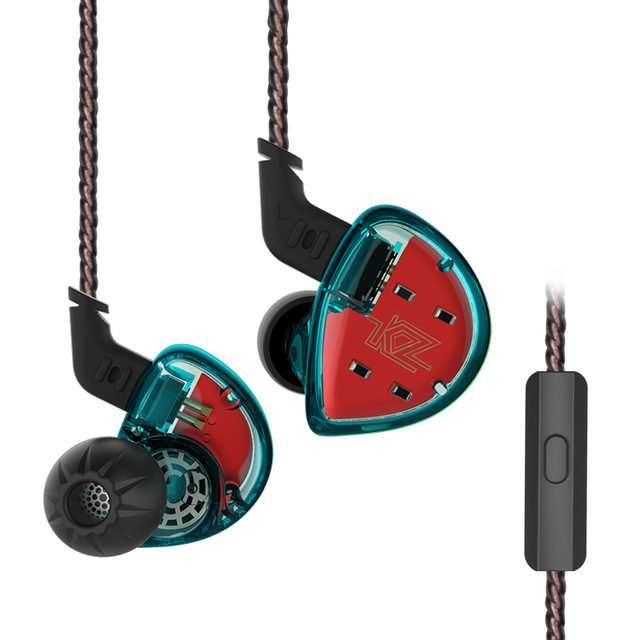 ขาย KZ ES4 หูฟัง Hybrid 2 ไดร์เวอร์ (1BA+1DD) ถอดสายได้