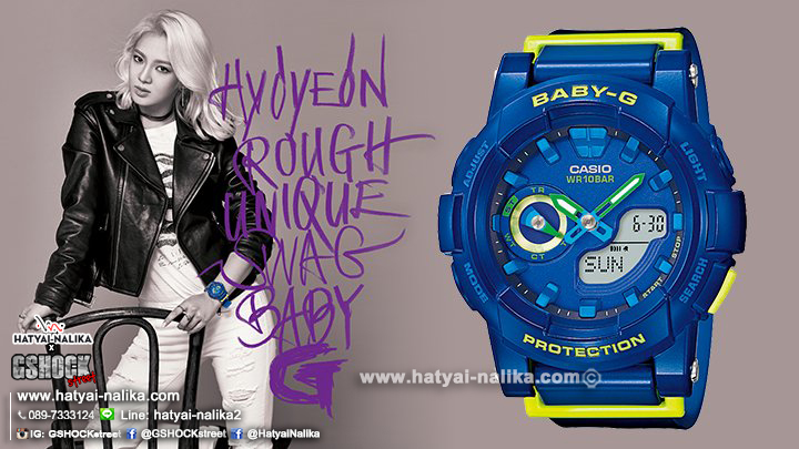 นาฬิกา Casio Baby-G BGA-185FS Vivid Fashion color series รุ่น BGA-185FS-2A ของแท้ รับประกัน1ปี