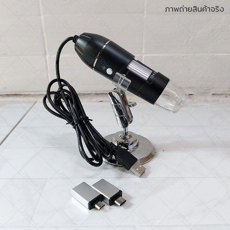 กล้องจุลทรรศน์ USB/micro/typeC 1600X mobile-PC รุ่น DG01