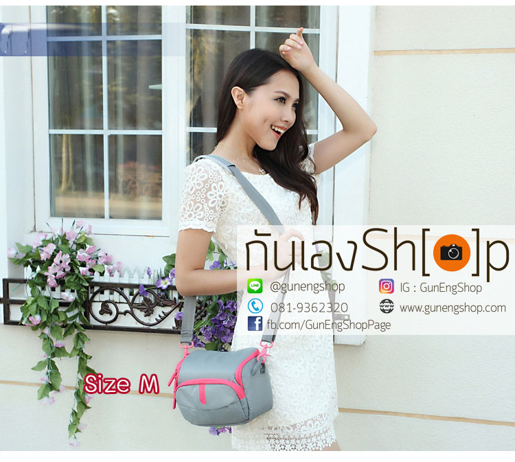 กระเป๋ากล้องเล็กๆ น่ารัก รุ่น Pastel สำหรับ A5100 EPL8 EM10Mark2 GF8 XA2 XA3 ฯลฯ