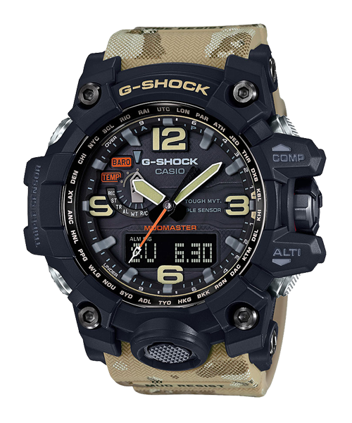 นาฬิกา Casio G-Shock MUDMASTER Limited "Master in Desert Camouflage" series รุ่น GWG-1000DC-1A5 (มัดมาสเตอร์ลายพรางทะเลทราย ไม่ขายในไทย) "Made in Japan" ของแท้ รับประกัน1ปี (หายามาก)