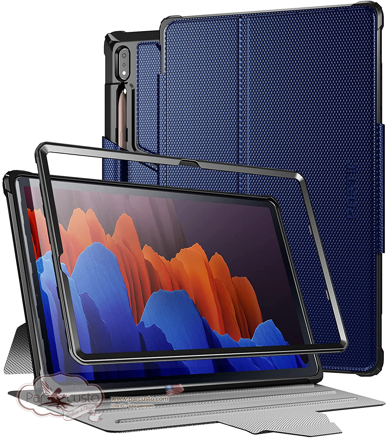 เคส Samsung Galaxy Tab S7 Plus 12.4 inch 2020 [Explorer Series] จาก Poetic [Pre-order USA]