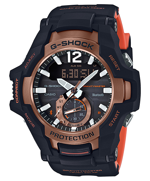 นาฬิกา Casio G-Shock นักบิน GRAVITYMASTER BLUETOOTH รุ่น GR-B100-1A4 ของแท้ รับประกัน1ปี