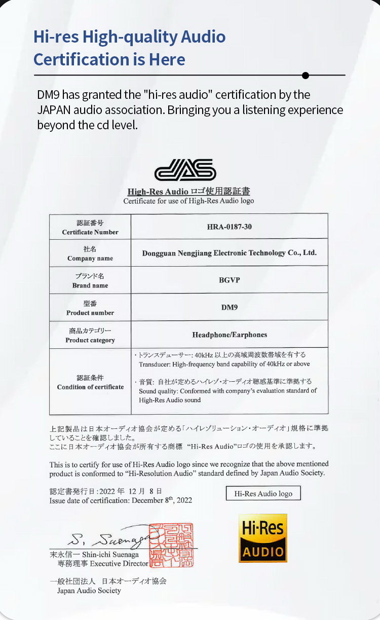 ขาย หูฟัง CIEM BGVP DM9 หูฟังหล่อหู 9 ไดรเวอร์ 4EST+4BA+1DD ประกันศูนย์ไทย