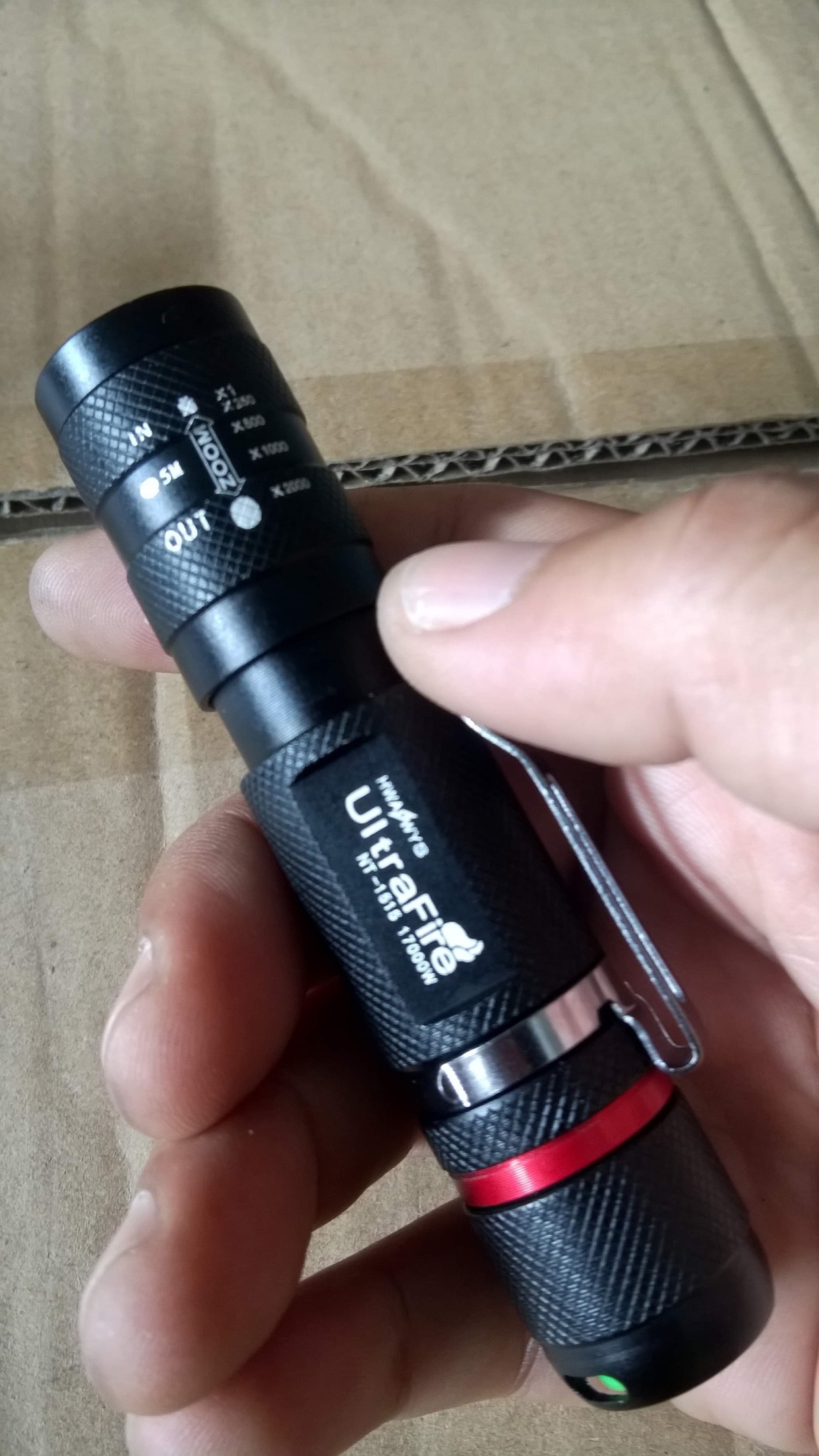 ไฟฉายเหล็กNSB-515ใส่ถ่านAA