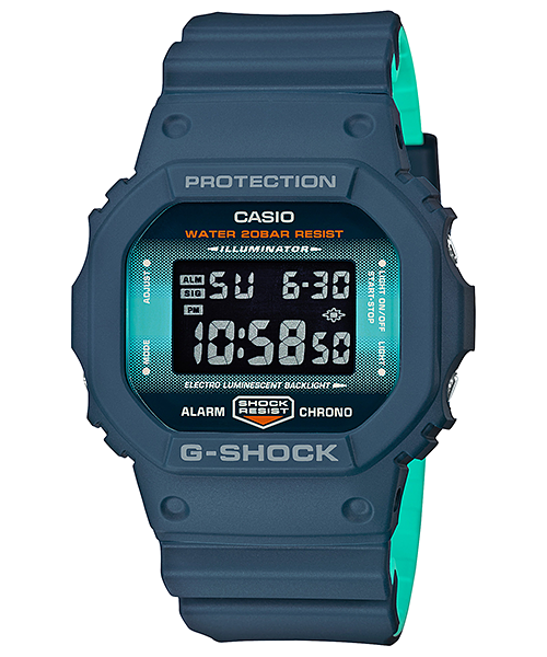 นาฬิกา Casio G-Shock Limited Cool Navy Blue Color series รุ่น DW-5600CC-2 ของแท้ รับประกัน1ปี