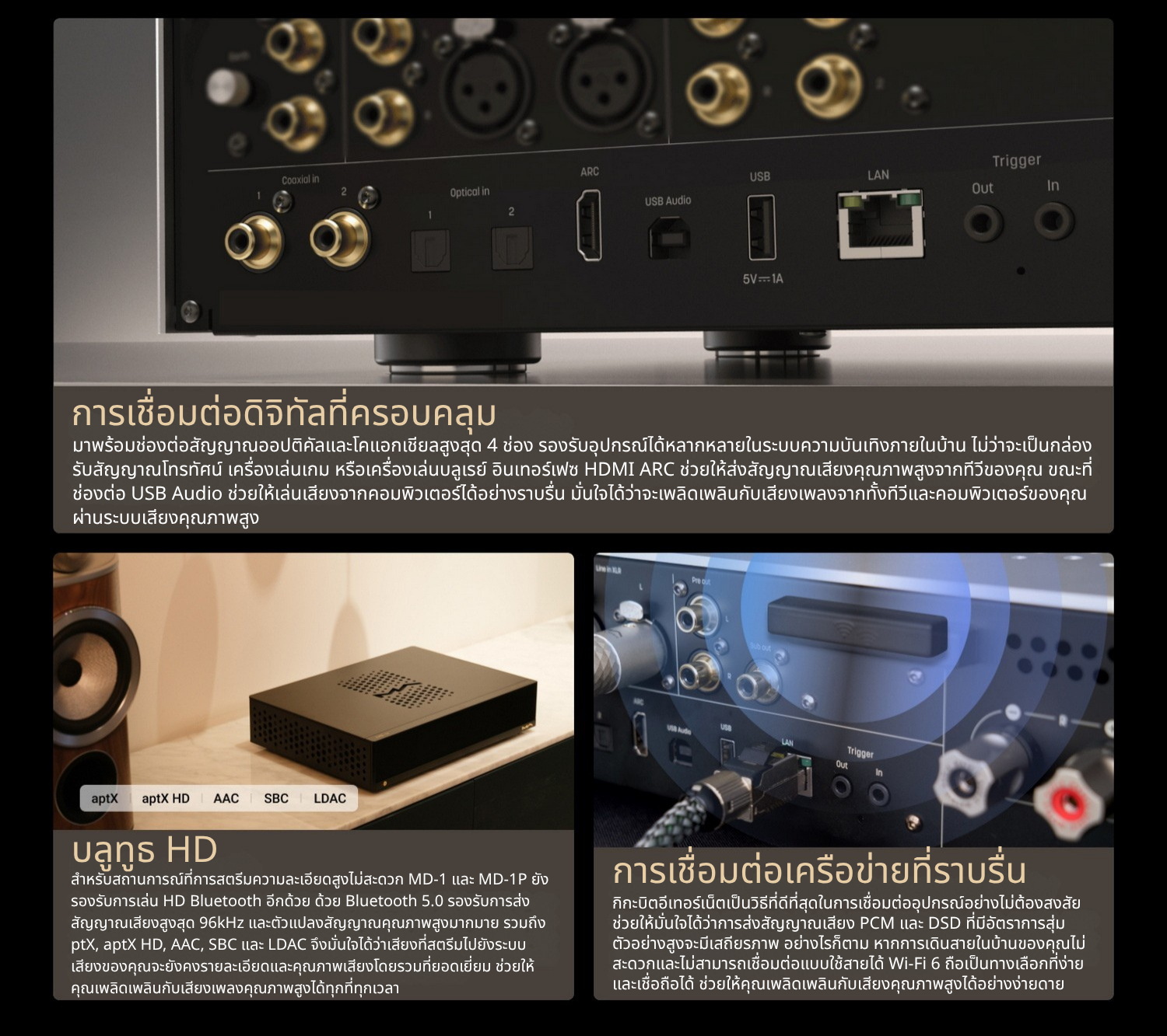 <สั่งจองล่วงหน้า> MATRIX Audio MD-1 / MD-1P เครื่องเล่นเพลงสตรีมมิ่งพร้อม DAC/AMP พรีเมี่ยมในตัว ประกันศูนย์ไทย