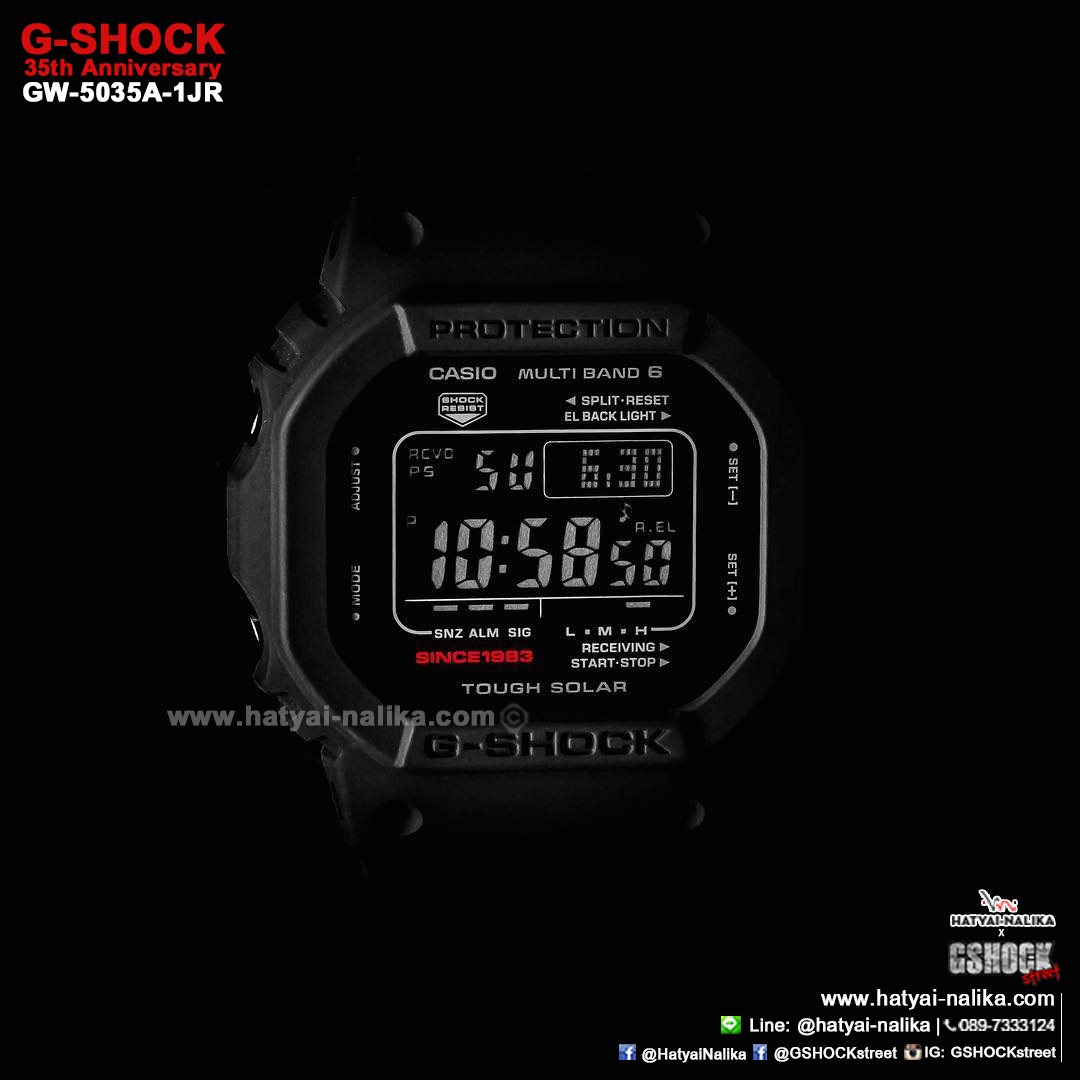 นาฬิกา Casio G-Shock 35th Anniversary Limited Edition BIG BANG BLACK series รุ่น GW-5035A-1 Made in Japan (ไม่มีขายในประเทศไทย) ของแท้ รับประกัน1ปี (นำเข้า Japan)