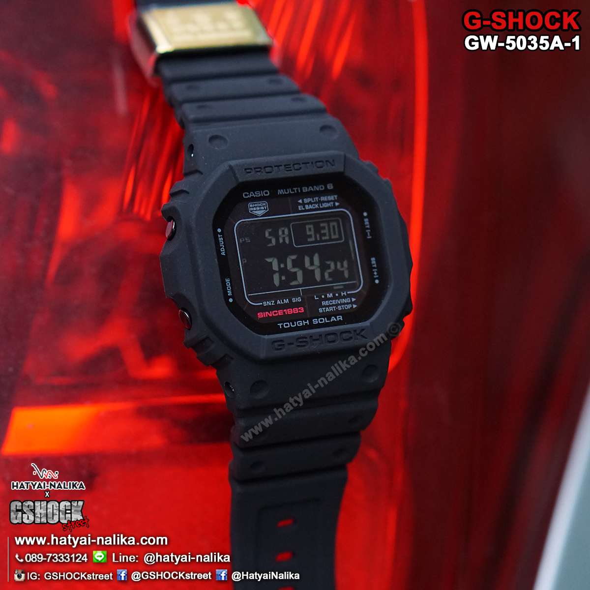 นาฬิกา Casio G-Shock 35th Anniversary Limited Edition BIG BANG BLACK series รุ่น GW-5035A-1 Made in Japan (ไม่มีขายในประเทศไทย) ของแท้ รับประกัน1ปี (นำเข้า Japan)