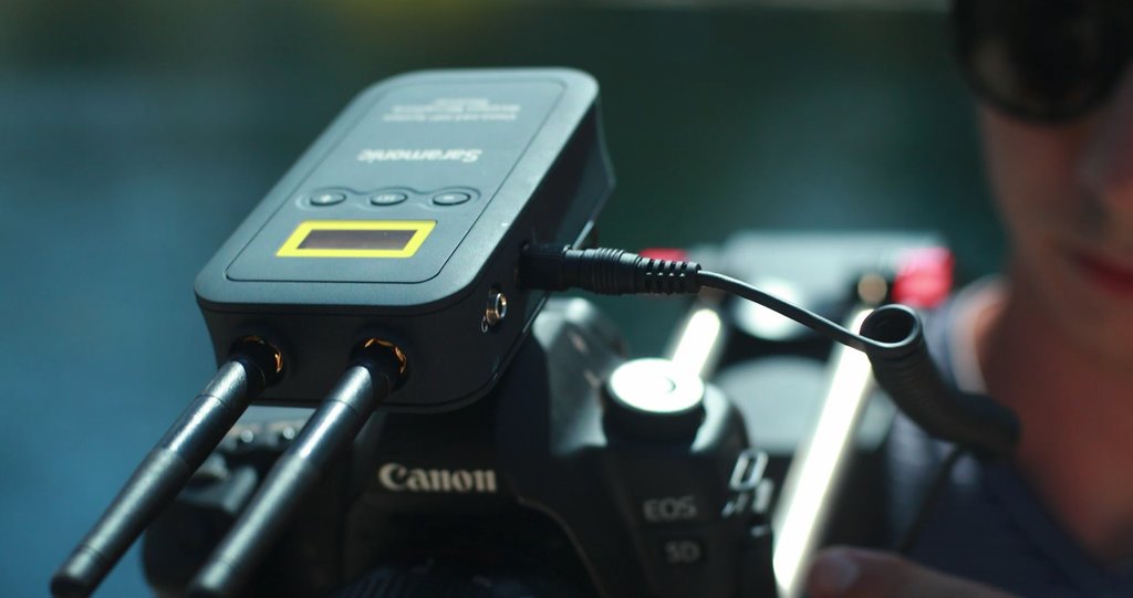 Saramonic VmicLink5 5.8GHz SHF Wireless Lavalier Microphone System with 3 Lavalier Bodypack Transmitters & Portable Receiver - for DSLR Cameras, Camcorders, Recorders & Mixers