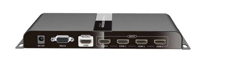 1080P HDMI 4X1 HDMI Quad Screen Multiviewer Switch