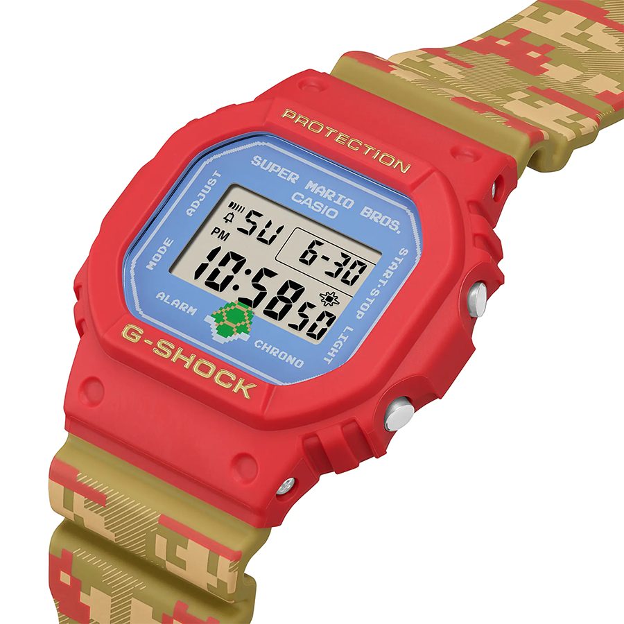 นาฬิกา Casio G-SHOCK x SUPER MARIO BROTHERS Limited รุ่น DW-5600SMB-4 ของแท้ รับประกัน1ปี