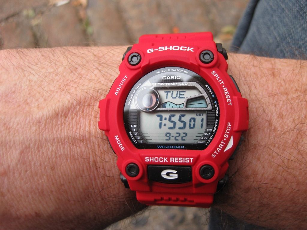 นาฬิกา คาสิโอ Casio G-Shock Standard digital รุ่น G-7900A-4DR " G-Rescue Red"