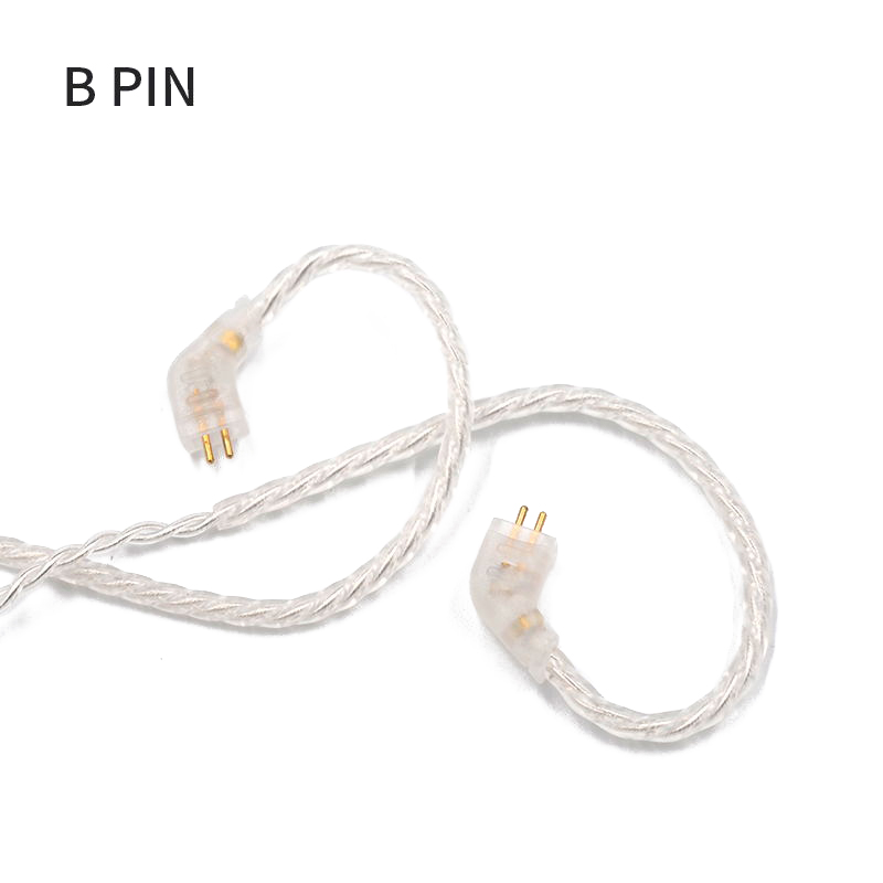 ขาย สาย KZ Lightning สายหูฟังชุบเงินถัก 100 แกน รองรับ MFI แท้