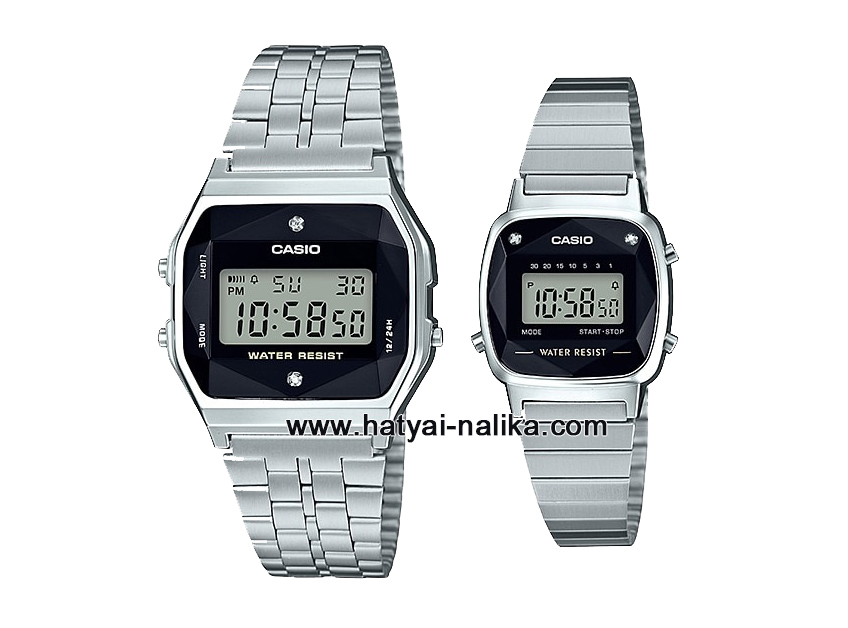 นาฬิกา คาสิโอ Casio SETคู่รัก รุ่น A159WAD-1 + L670WAD-1 "Made in Japan" ของแท้ รับประกัน 1 ปี