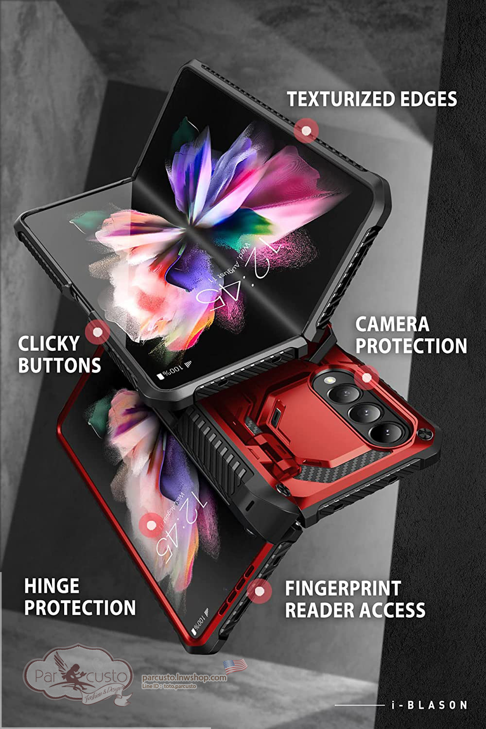 เคส Samsung Galaxy Z Fold 4 [Armorbox] จาก i-Blason [Pre-order USA]