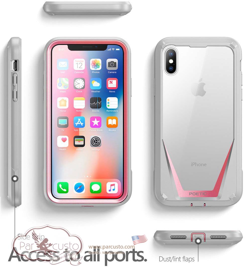 เคสกันกระแทก Apple iPhone X [Guardian] จาก Poetic [Pre-order USA]