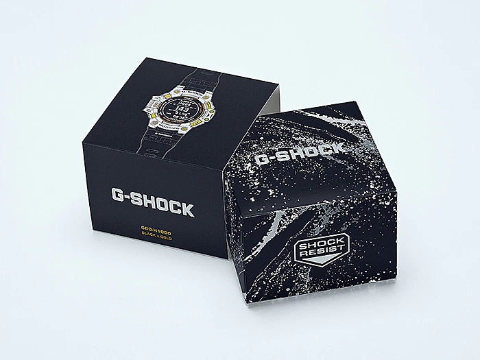 นาฬิกา Casio G-Shock G-SQUAD Heart rate monitor & GPS GBD-H1000 series รุ่น GBD-H1000-1A9 ของแท้ รับประกัน1ปี