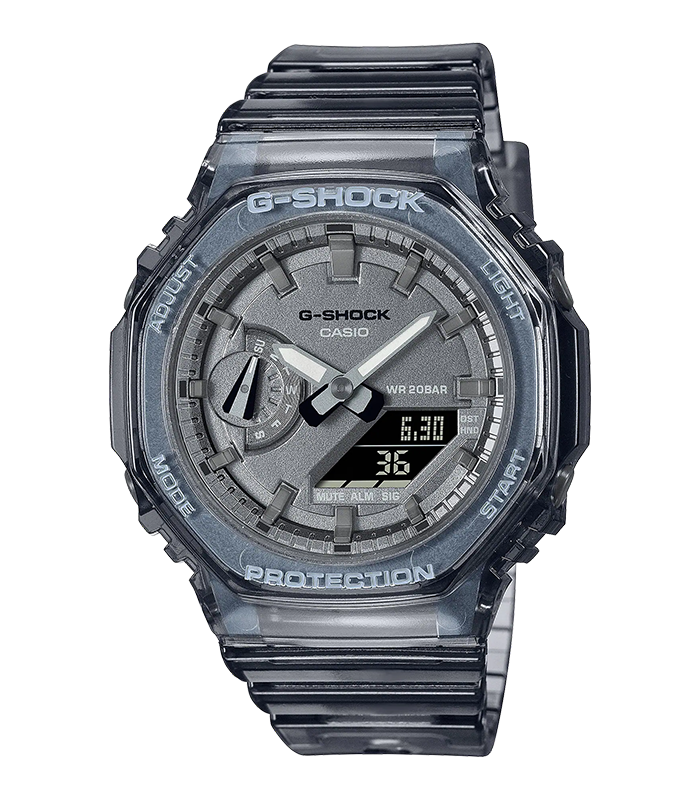 นาฬิกา Casio G-Shock Women ไซส์มินิ GMA-S2100SK Metallic Skeleton series รุ่น GMA-S2100SK-1A ของแท้ รับประกัน1ปี